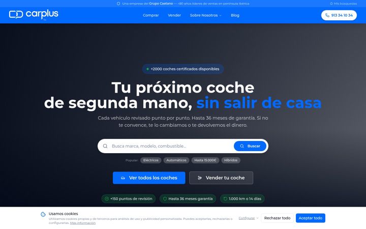 Screenshot of carplus.es