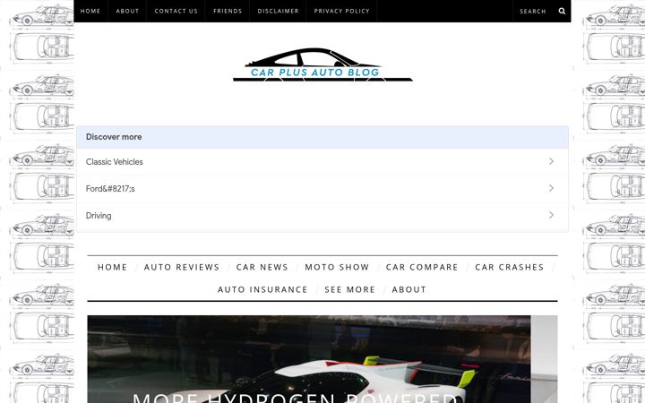 Screenshot of carplusautoblog.com