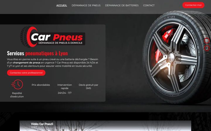 Screenshot of carpneus.fr