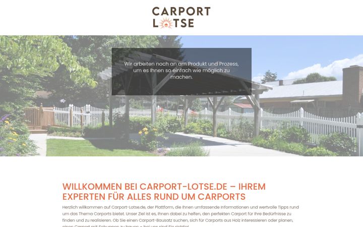 Screenshot of carport-lotse.de