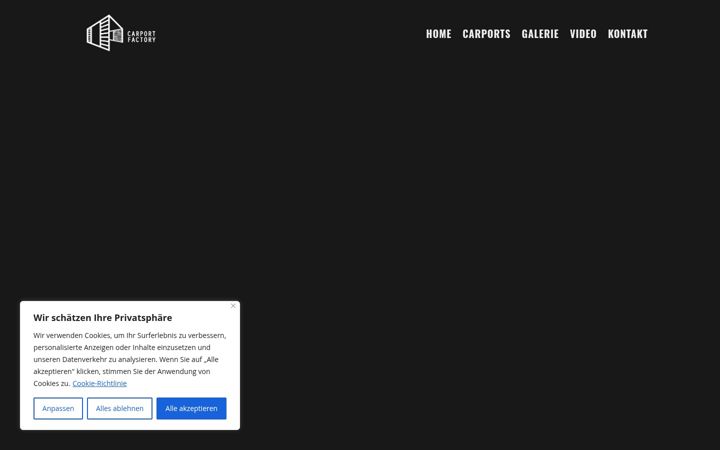 Screenshot of carportfactory-spionek.de