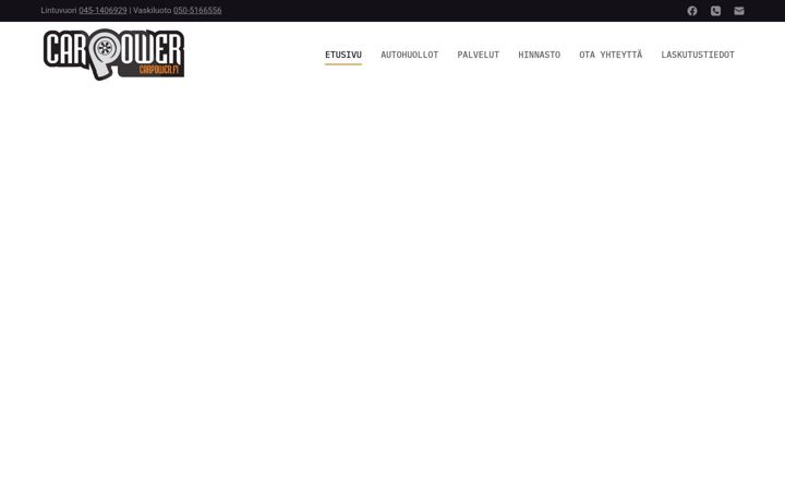 Screenshot of carpower.fi