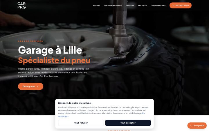 Screenshot of carproservices59.fr