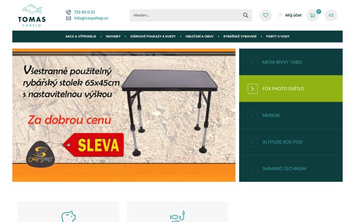 Screenshot of carpshop.cz