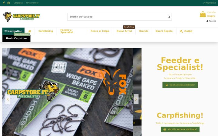 Screenshot of carpstore.it