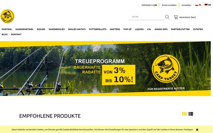 Екранна снимка на carptarget.de