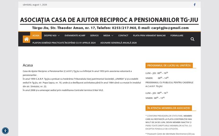 Screenshot of carptgjiu.ro