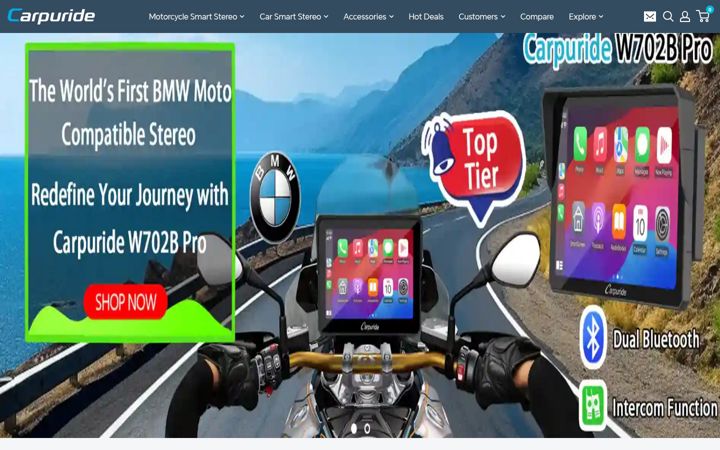 Screenshot of carpuride.com