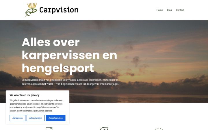 Snimka zaslona za carpvision.nl