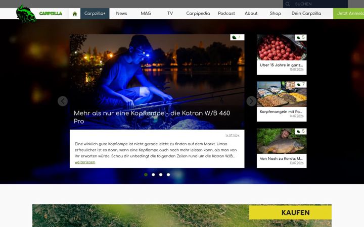 Screenshot of carpzilla.de