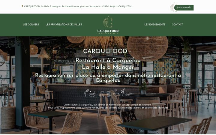 Screenshot of carquefood.com