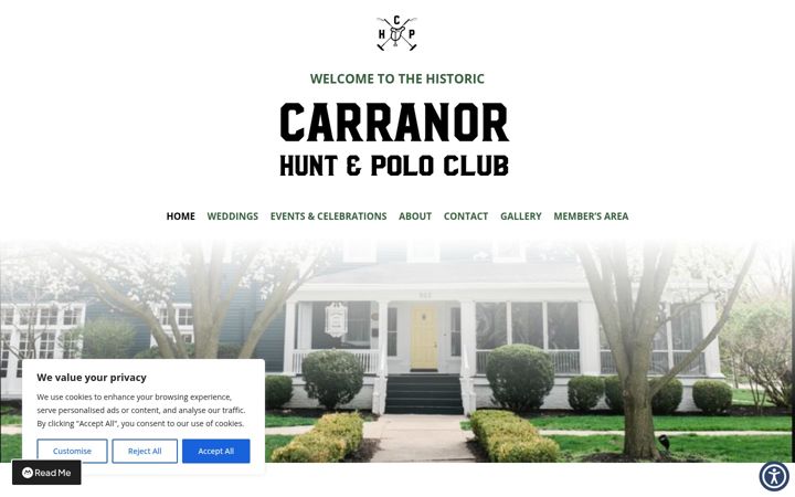 Screenshot of carranorclub.com