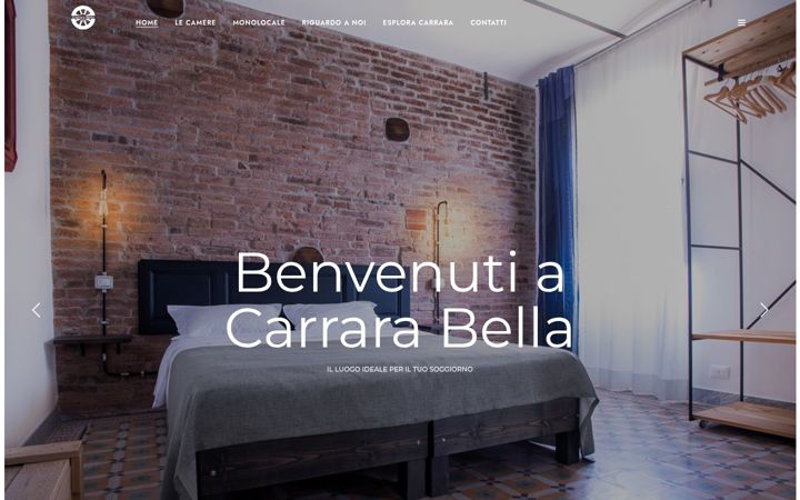 Captură de ecran a carrarabella.it