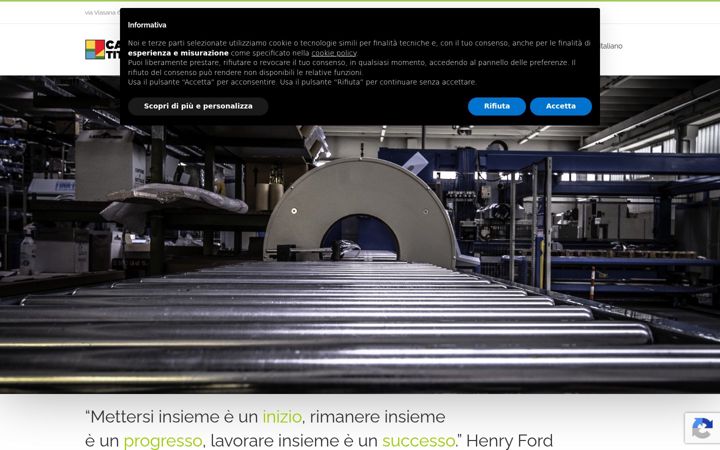 Screenshot of carrarodesign.com