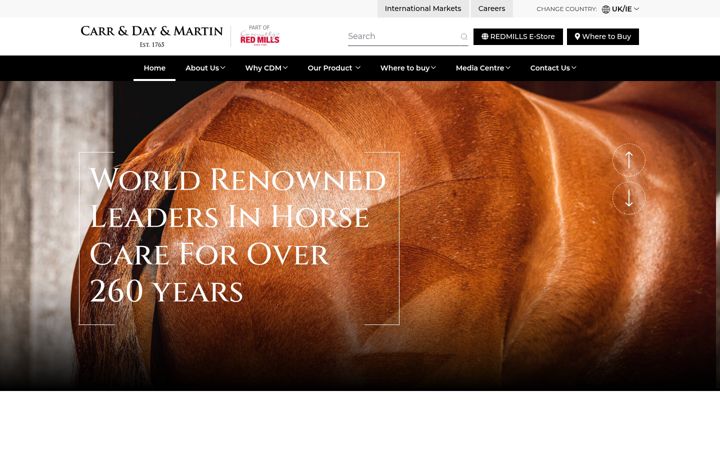 Screenshot of carrdaymartin.com