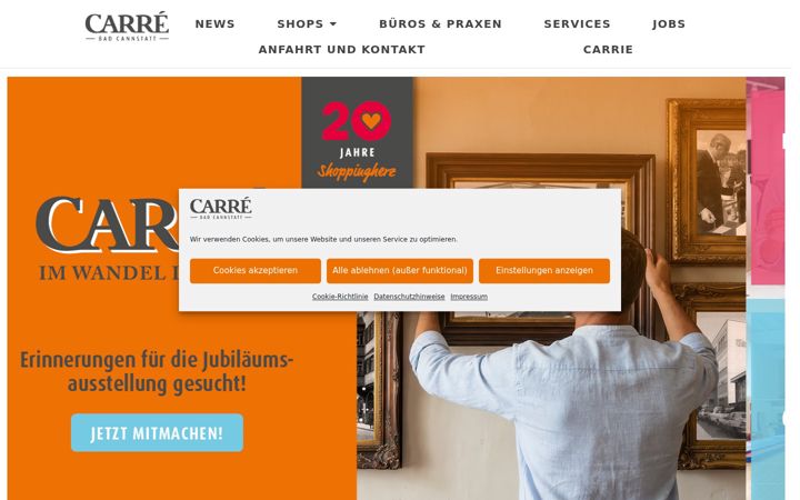 Screenshot of carre-bad-cannstatt.de