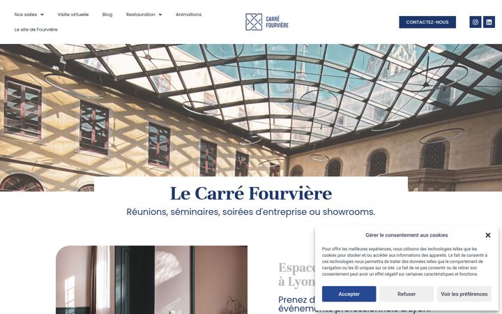 Screenshot του carre-fourviere-lyon.fr