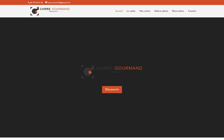 Screenshot of carre-gourmand-boe.com