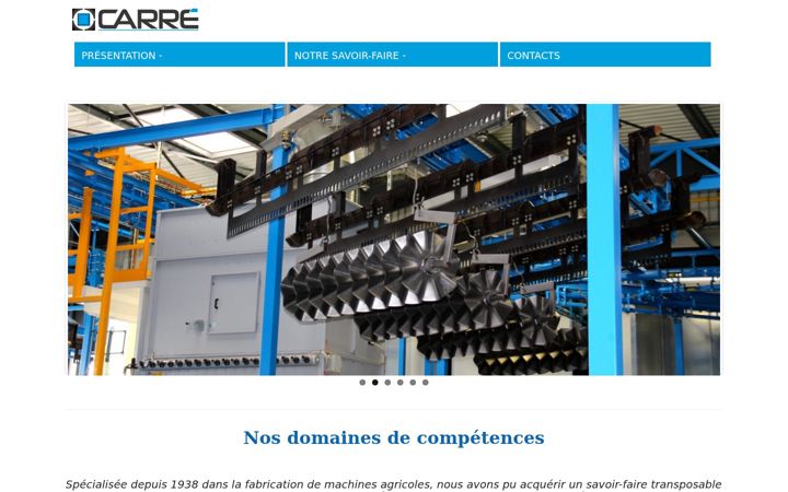 Screenshot of carre-industrie.com