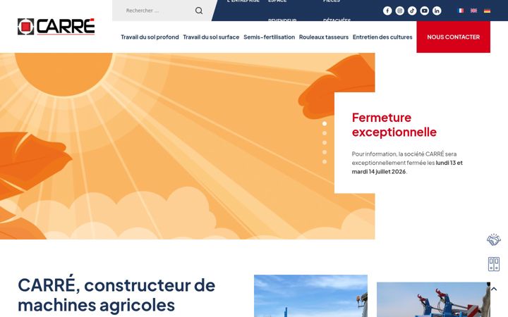 Screenshot of carre.fr