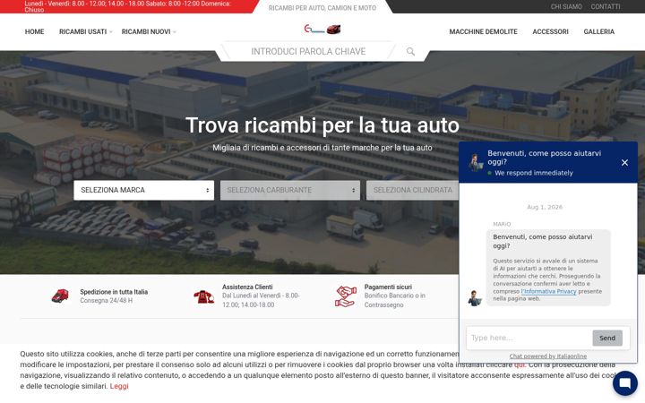 Screenshot of carrecycling.it