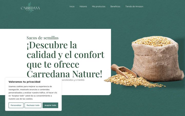 Screenshot of carredananature.com