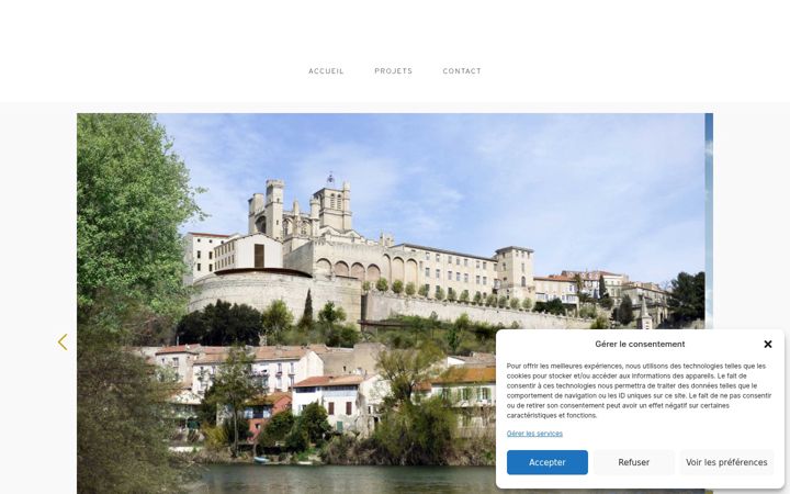 Screenshot of carredarchitecture.fr