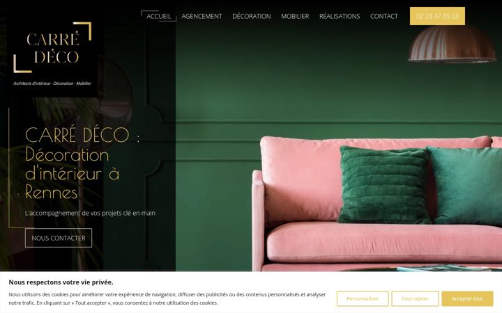 Screenshot του carredeco35.fr