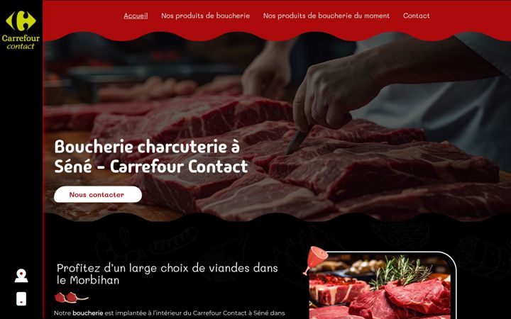 Screenshot του carrefour-boucherie-le-sinagot.fr