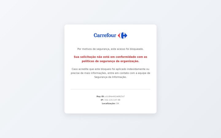 Captura de ecrã de carrefour.com.br