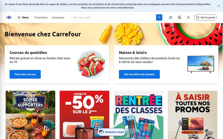 Zrzut ekranu carrefour.fr