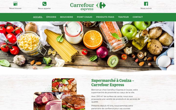 Screenshot of carrefourexpresscouiza.fr