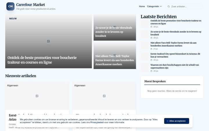 Screenshot of carrefourmarket-groupemestdagh.be