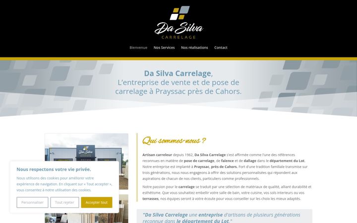 Screenshot of carrelage-cahors-dasilva.fr