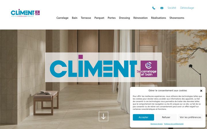 Screenshot του carrelage-climent.fr