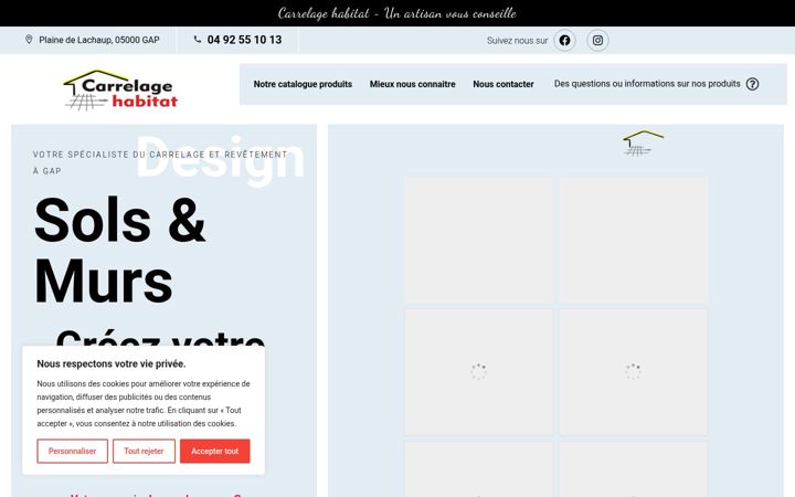 Screenshot του carrelage-habitat.fr