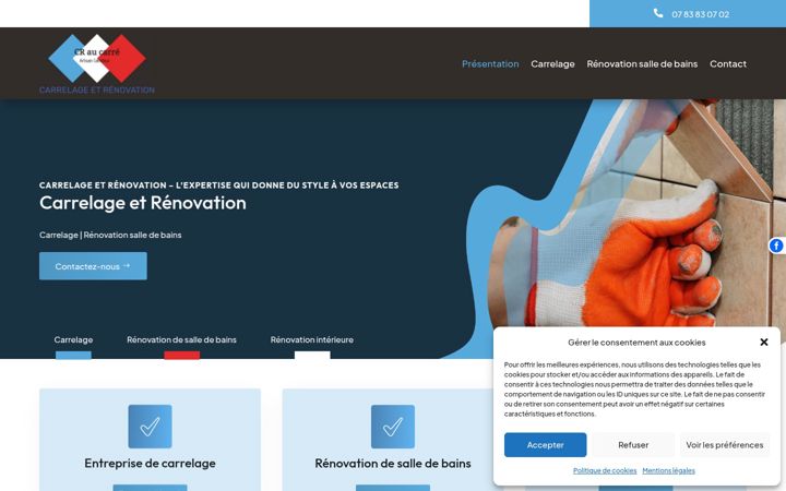 Screenshot of carrelageetrenovationcr2.fr