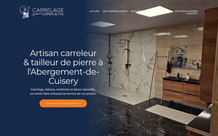 Screenshot of carrelagejaninetfils.fr