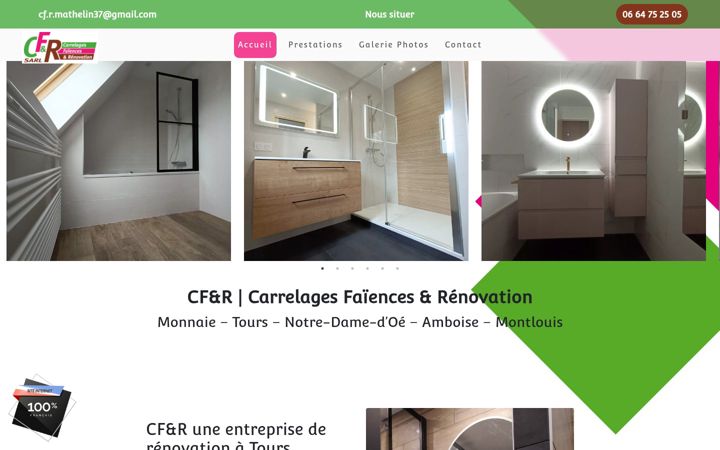 Captură de ecran a carrelages-faiences-renovation.fr