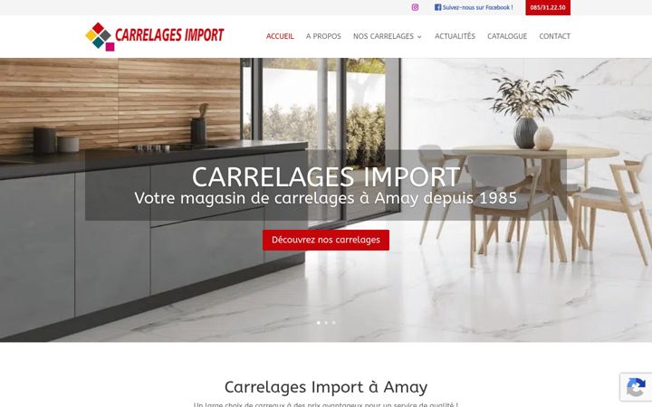 Screenshot of carrelages-import.com