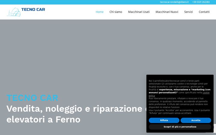 Screenshot of carrellielevatoritecnocar.com