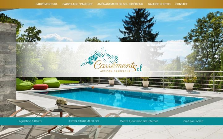 Screenshot of carrementsol-82.fr