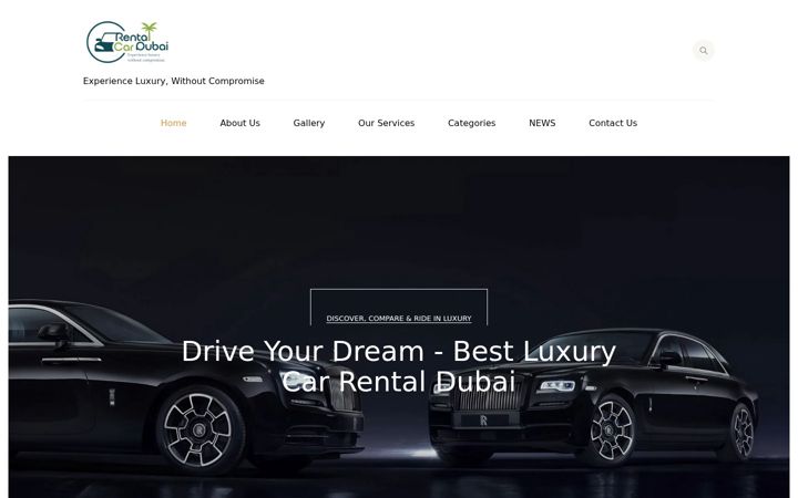 Screenshot of carrentalservicedubai.com