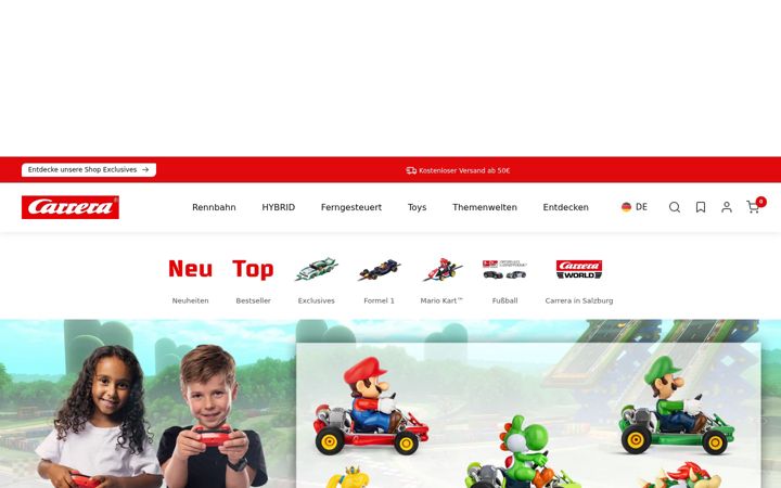 Screenshot of carrera-toys.com