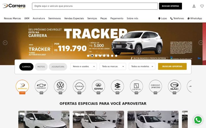 Képernyőkép: carrera.com.br