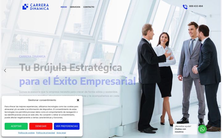 Screenshot of carreradinamica.com