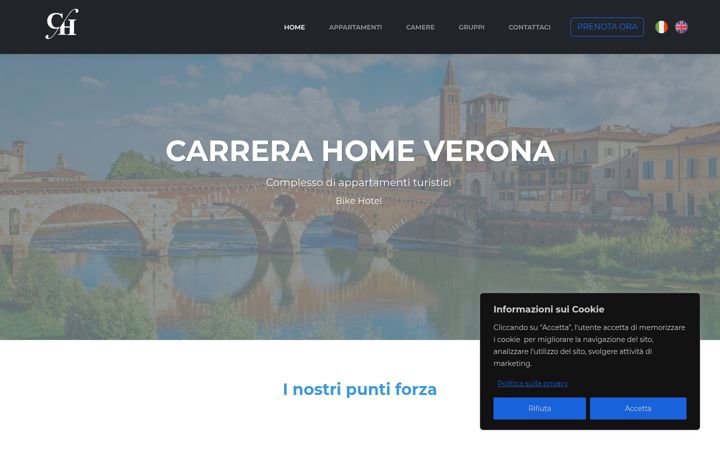 Screenshot of carrerahomevr.com