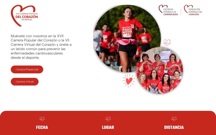 Skærmbillede af carrerapopulardelcorazon.com