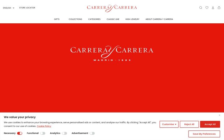 Screenshot of carreraycarrera.com
