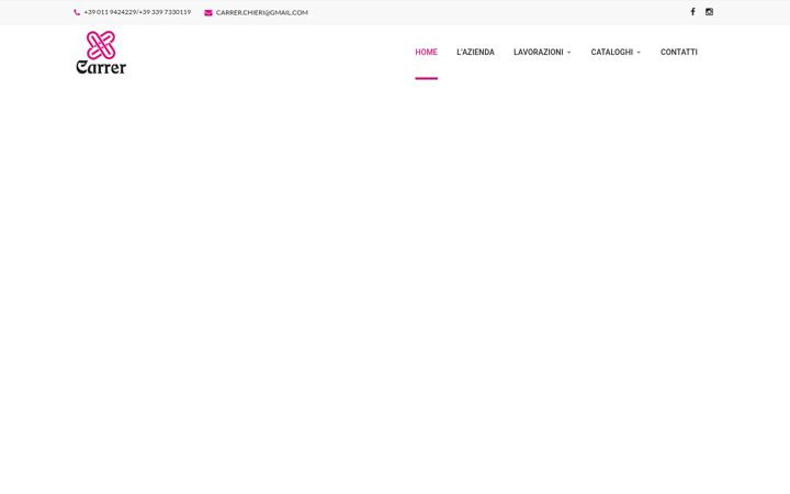 Screenshot of carrerchieri.com